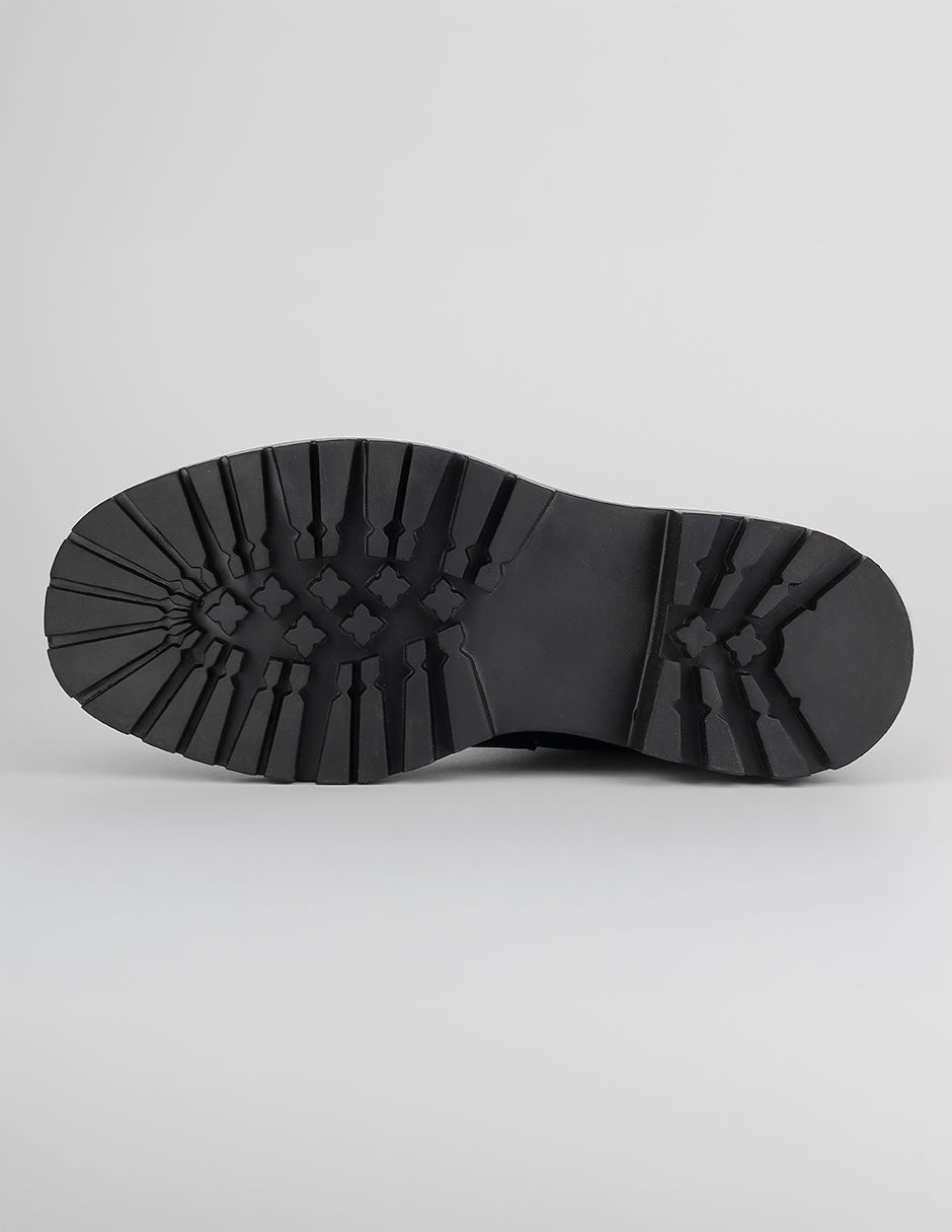 Botas casuales Bike en Piel vegana – Negro