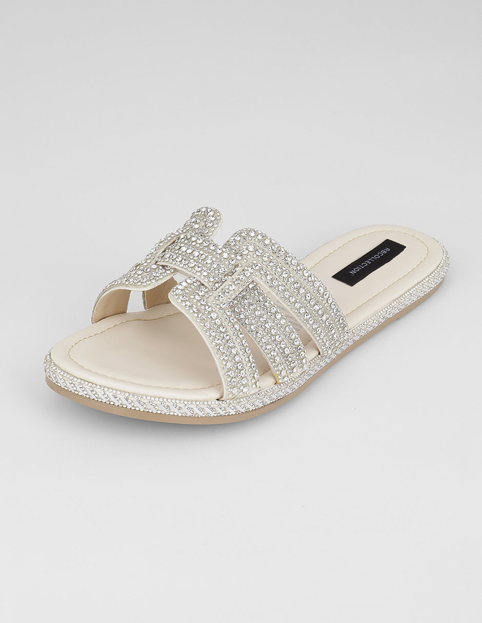 Sandalias de piso Hera en Sintético – Blanco