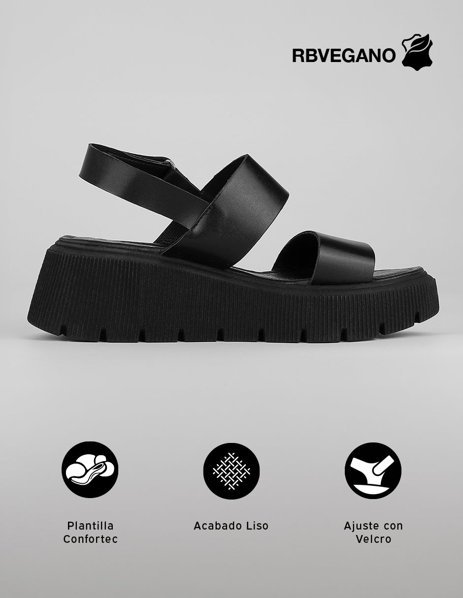 Sandalias con plataforma Brit en Sintético – Negro