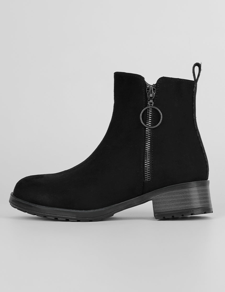 Botas casuales Exterior Gamuza Color Negro Para Mujer De RBCOLLECTION