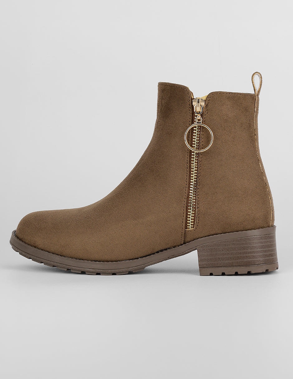 Botas casuales Exterior Gamuza Color Café Para Mujer De RBCOLLECTION