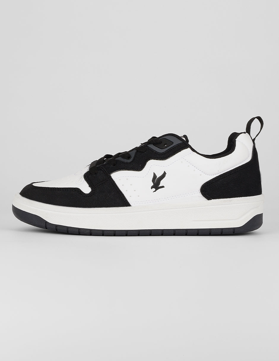 Tenis con cordones Exterior Piel vegana Color Blanco Para Hombre De RBCOLLECTION