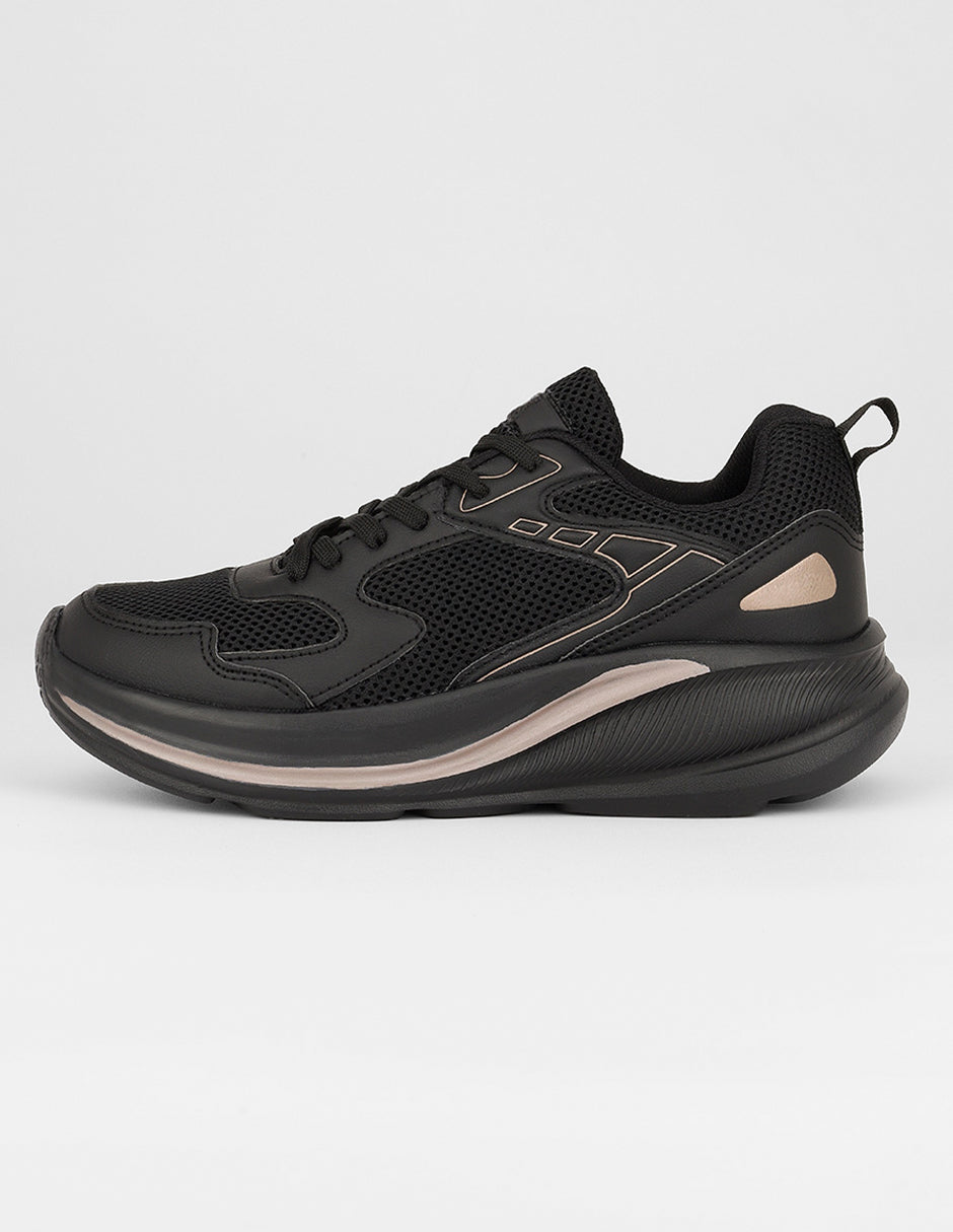 Tenis para entrenamiento Exterior Textil Color Negro Para Mujer De RBMOVE