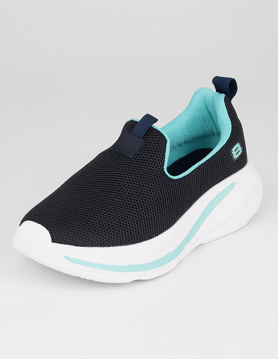 Zapatos de confort Comfy en Textil – Azul