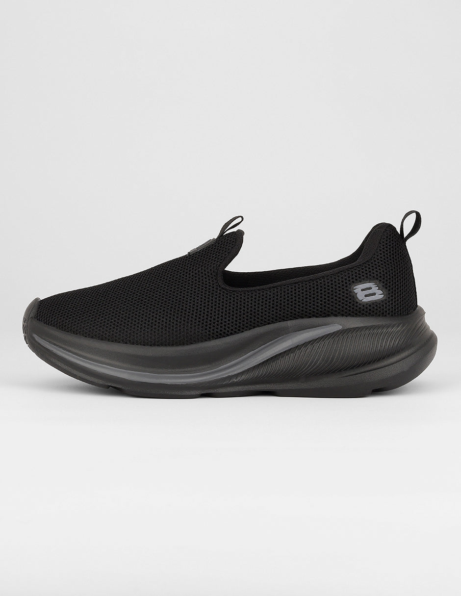 Zapatos de confort Exterior Textil Color Negro Para Mujer De RBBASICS