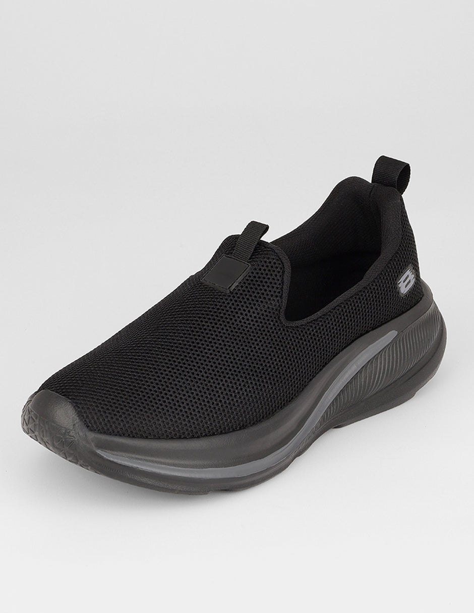 Zapatos de confort Comfy en Textil – Negro