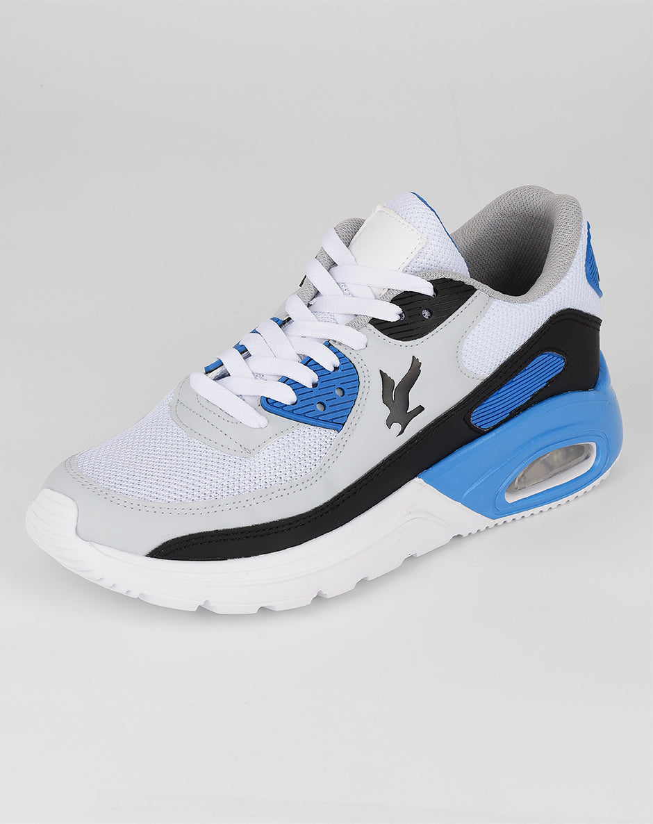 Tenis tipo deportivo Agle en Textil – Azul