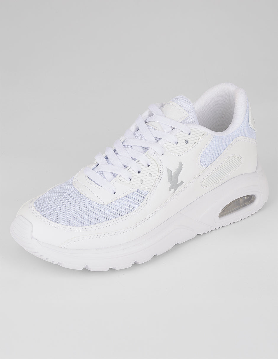 Tenis tipo deportivo Agle en Textil – Blanco