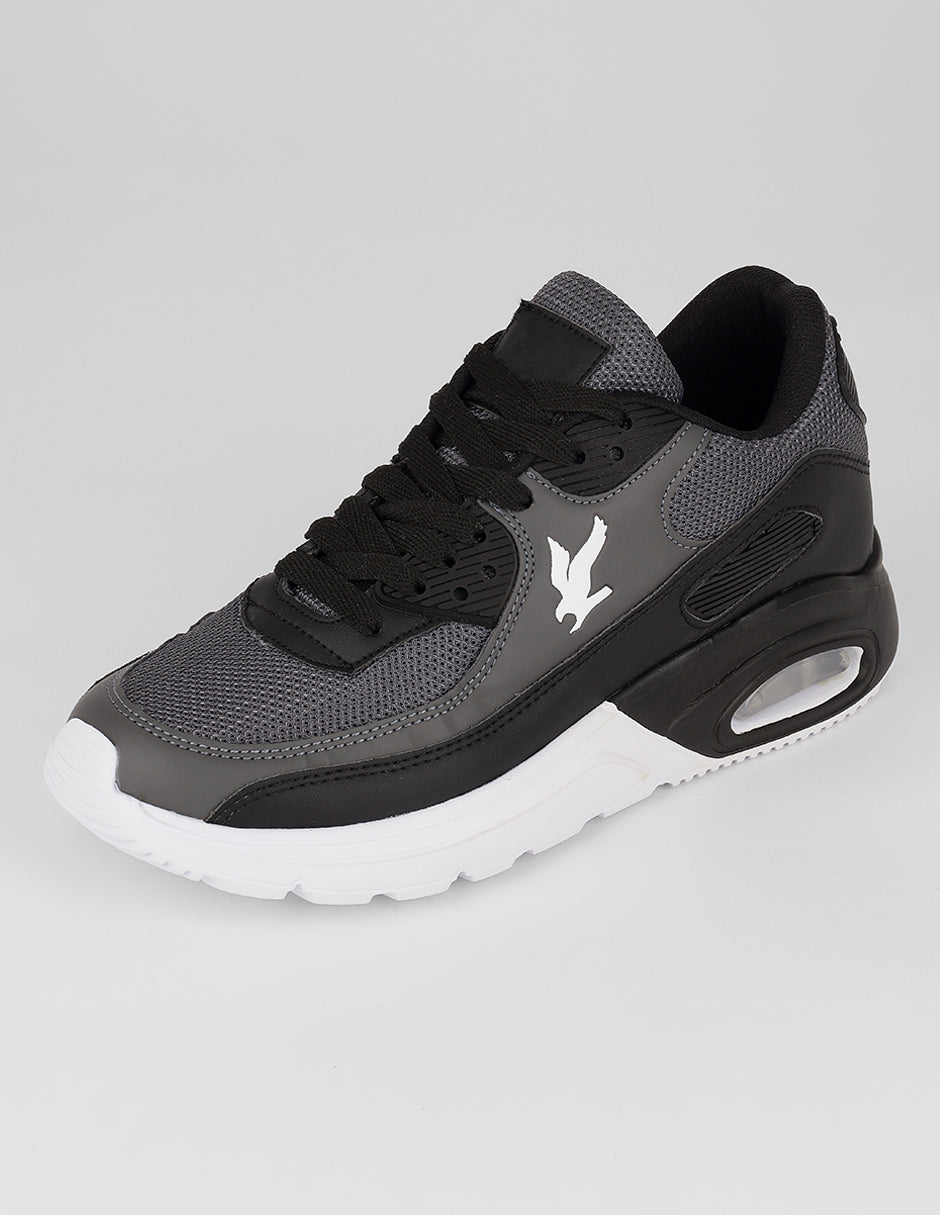Tenis tipo deportivo Agle en Textil – Gris