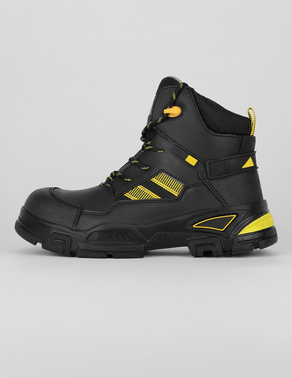 Botas industriales Exterior Piel Color Negro Para Hombre De RBCOLLECTION