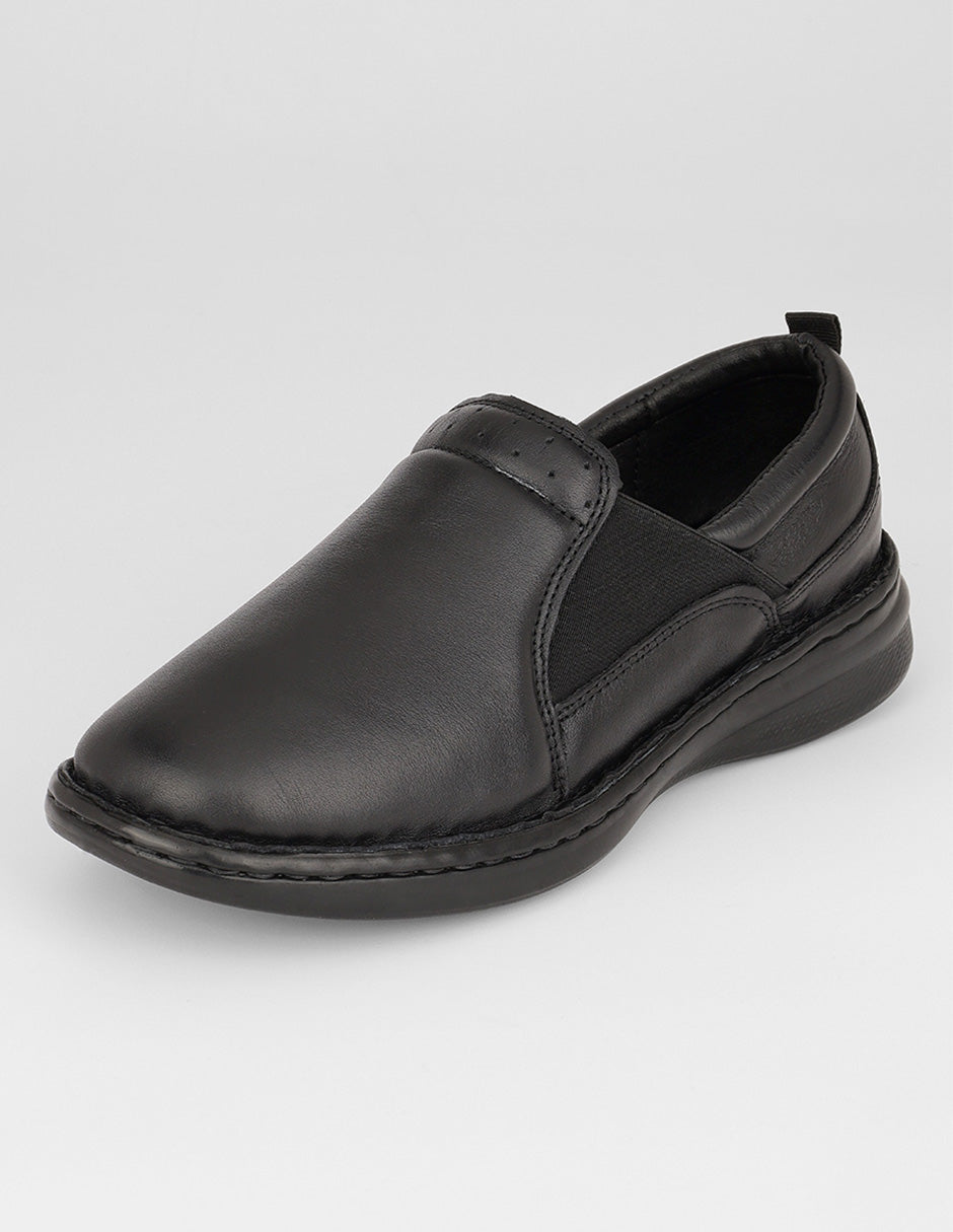 Zapatos de confort Hand made en Piel – Negro