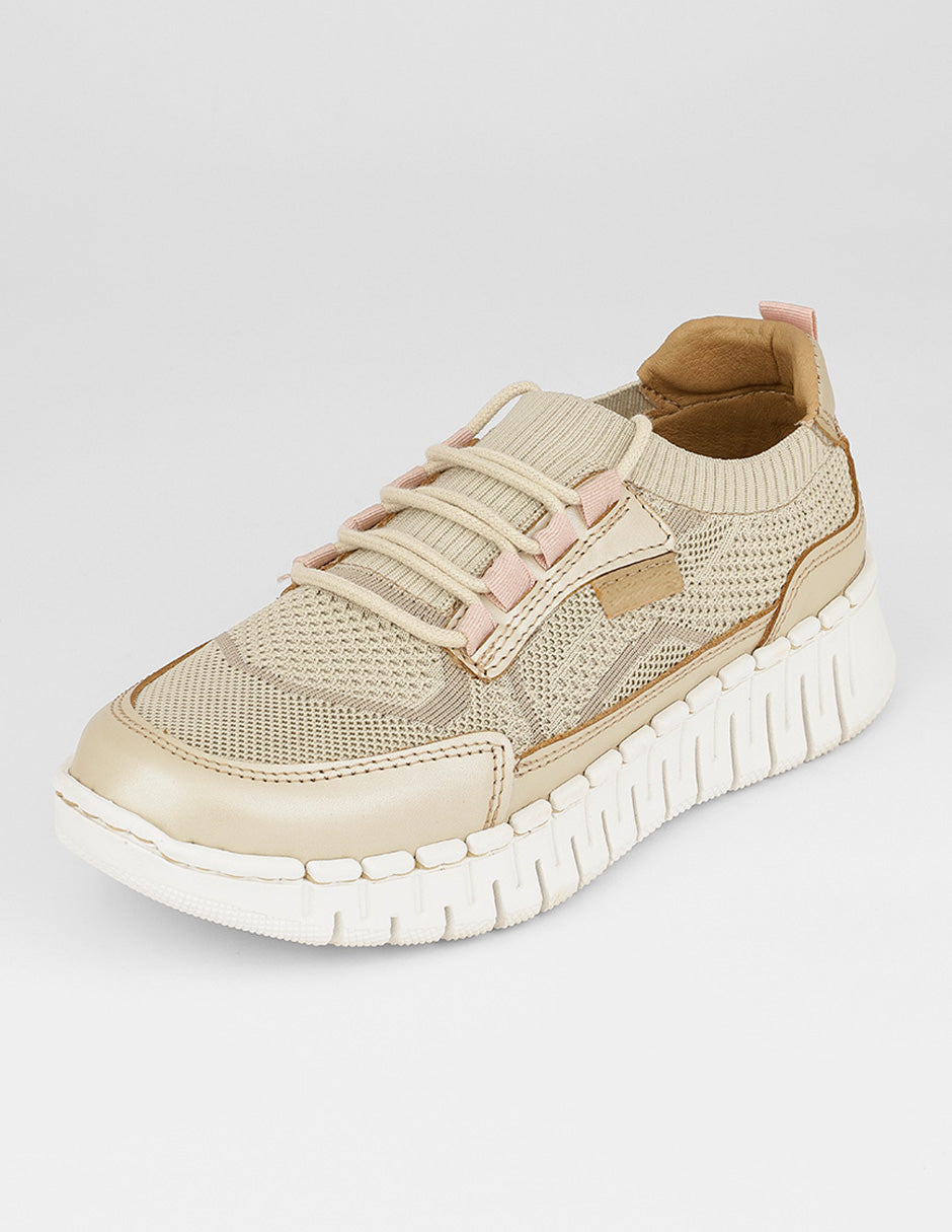 Zapatos de confort Hand made en Piel – Dorado