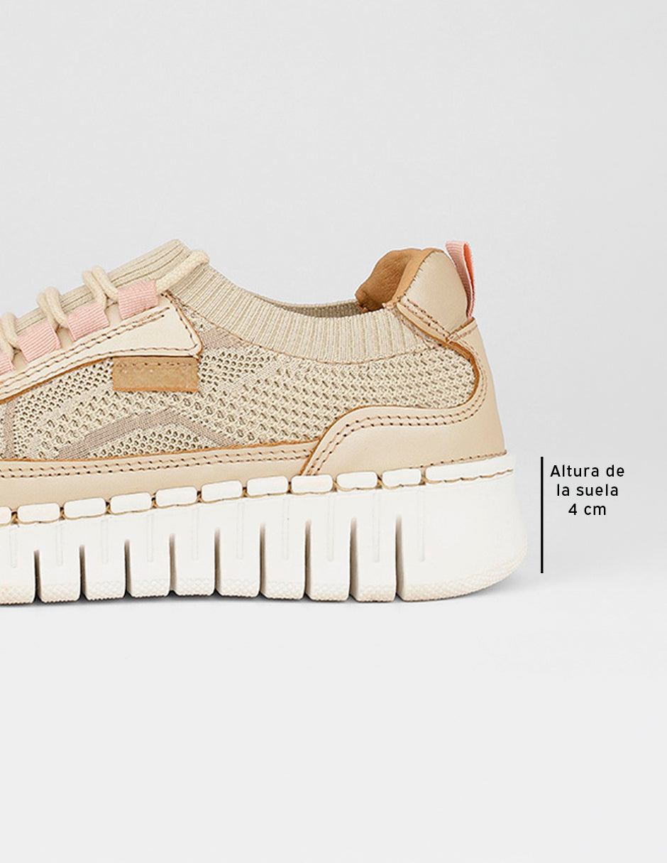 Zapatos de confort Hand made en Piel – Dorado
