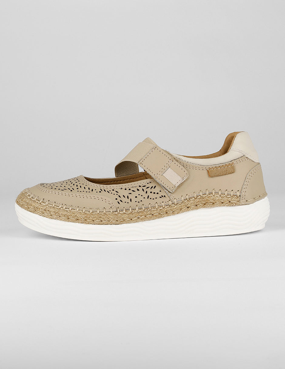 Zapatos de confort Exterior Piel Color Café Para Mujer De RBCOLLECTION
