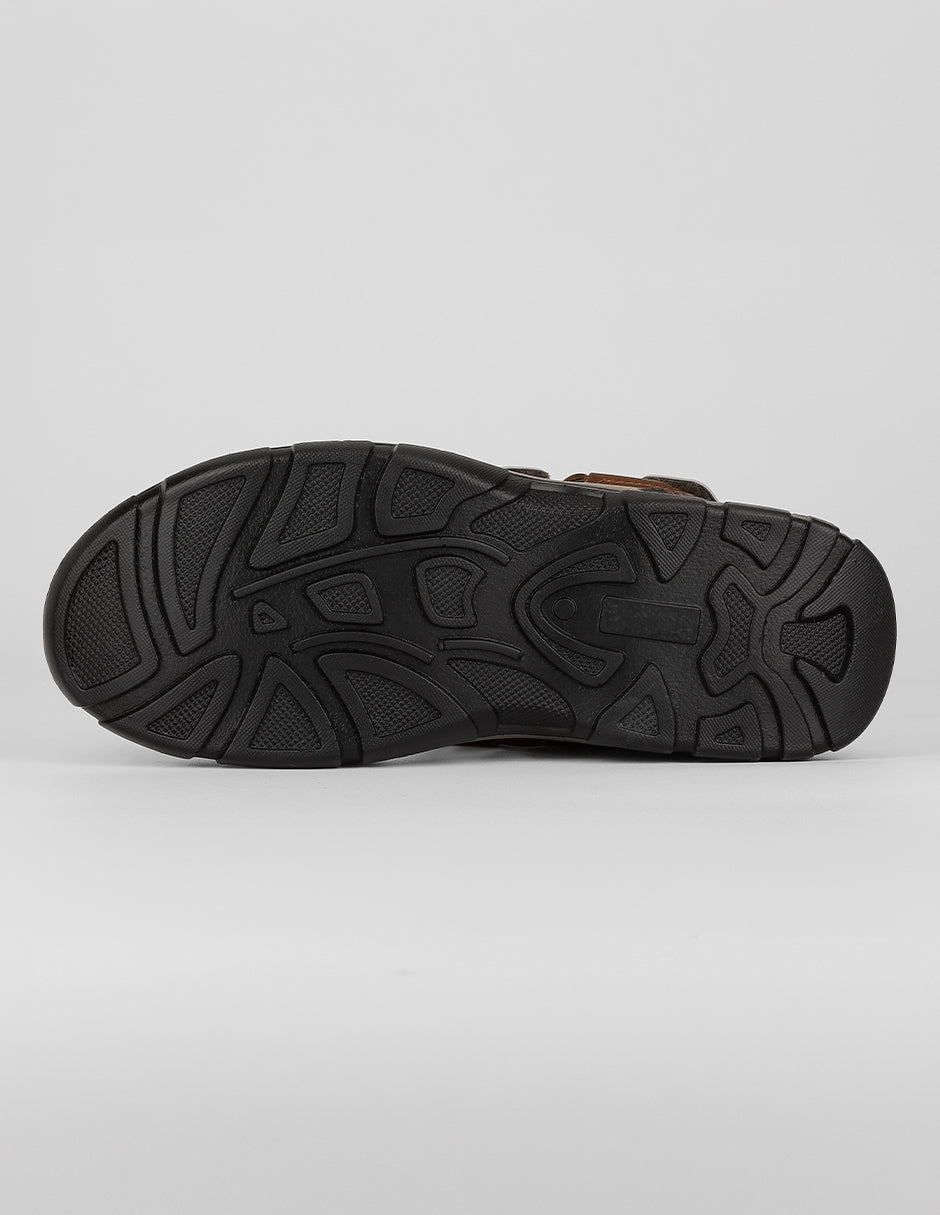 Sandalias casuales Hand made en Piel – Café