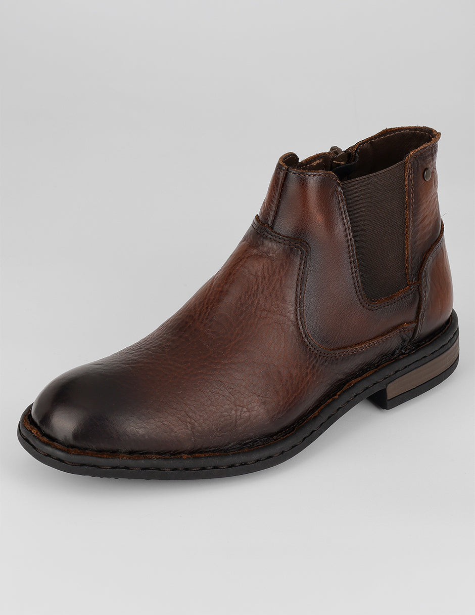 Botas casuales Hand made en Piel – Café