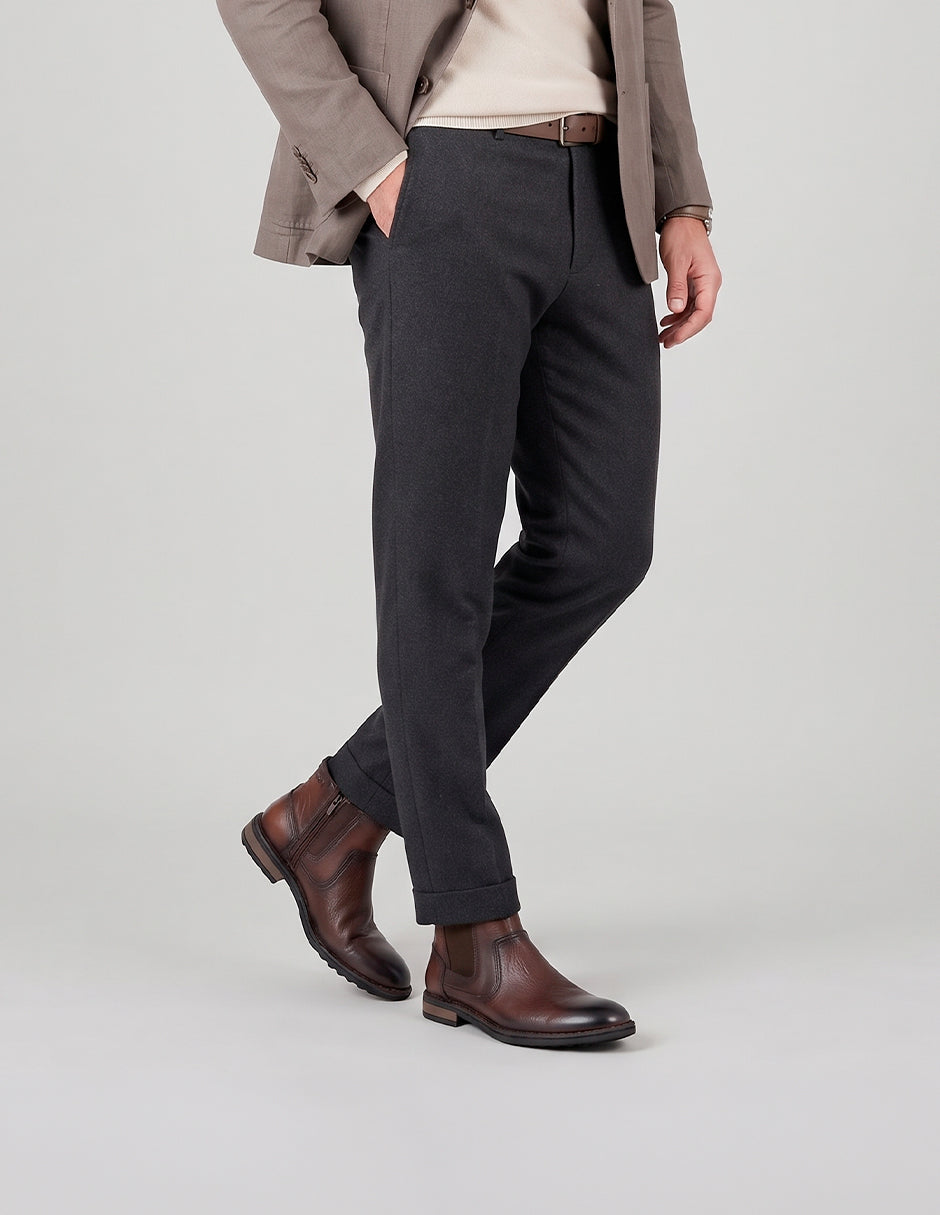 Botas casuales Hand made en Piel – Café