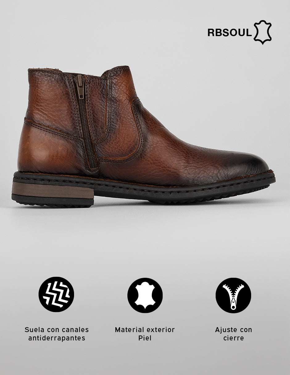 Botas casuales Hand made en Piel – Café