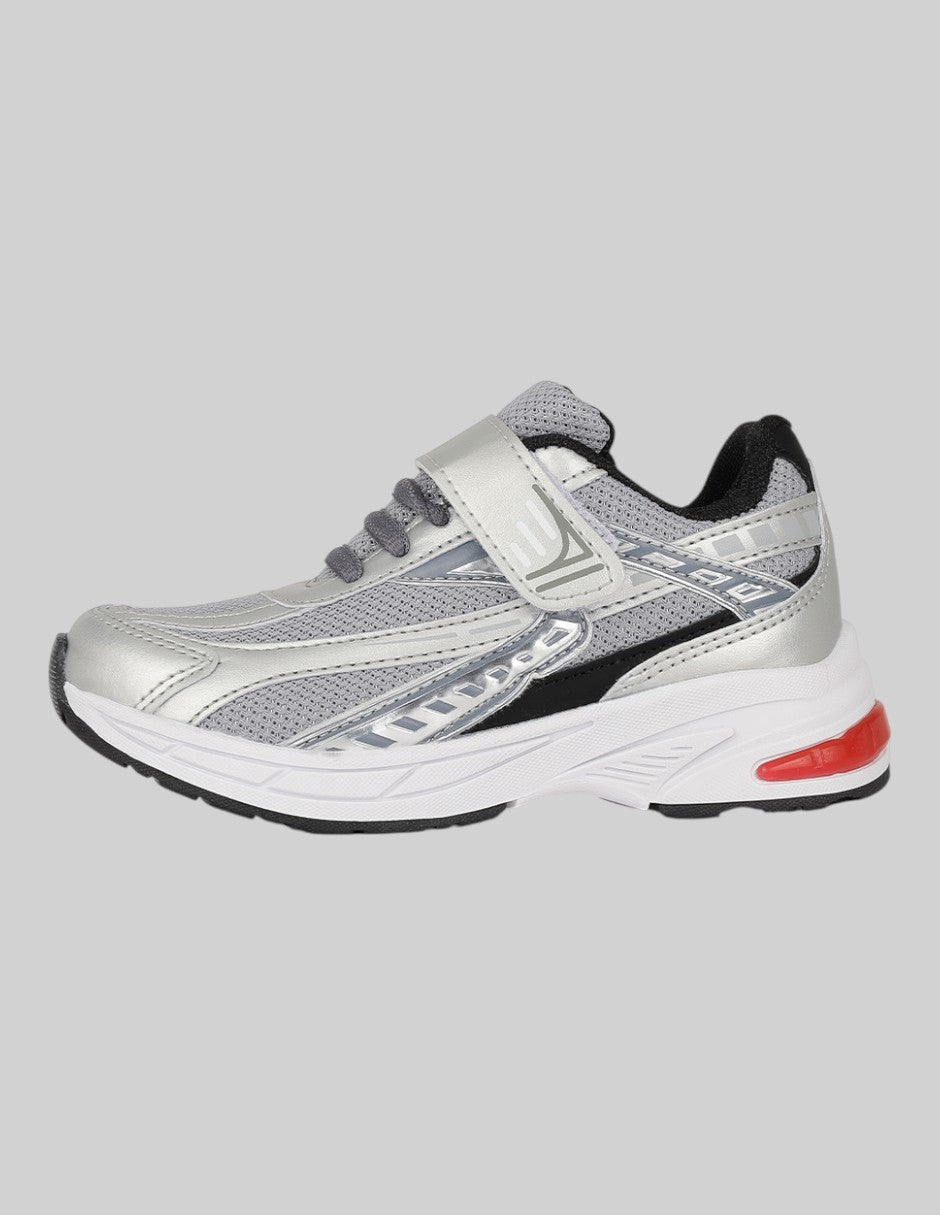Tenis Exterior Textil Color Gris Para Niño De RBCOLLECTION