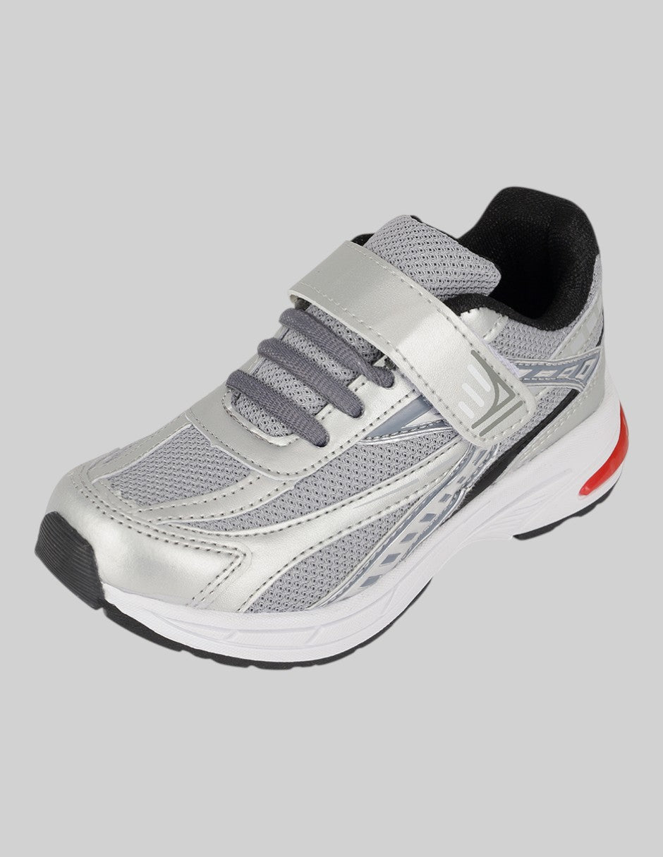 Tenis Kids en Textil – Grises