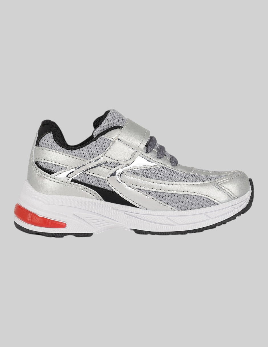 Tenis Kids en Textil – Grises