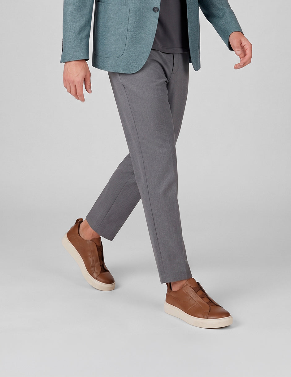 Zapato de confort Hand made en Piel – Café