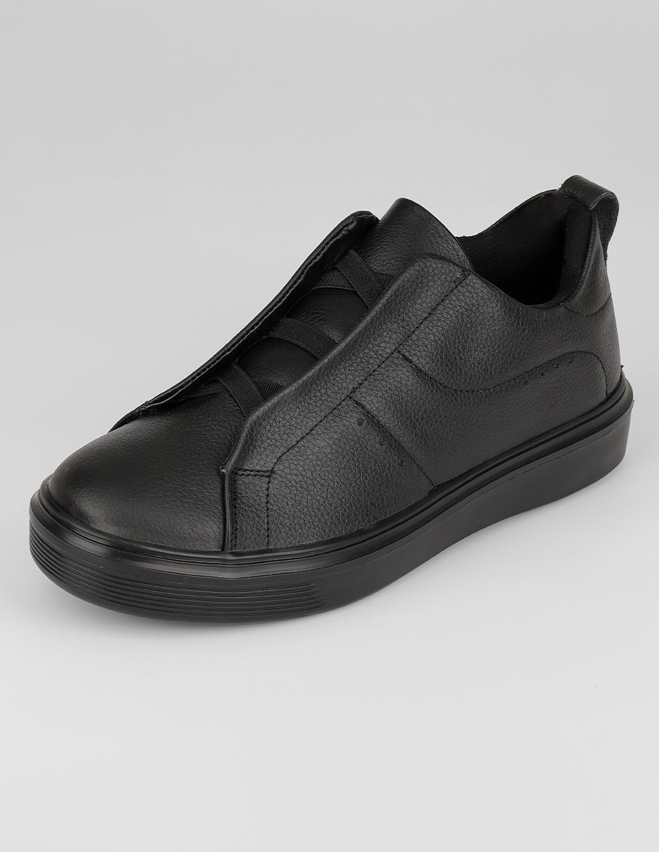 Zapato de confort Hand made en Piel – Negro