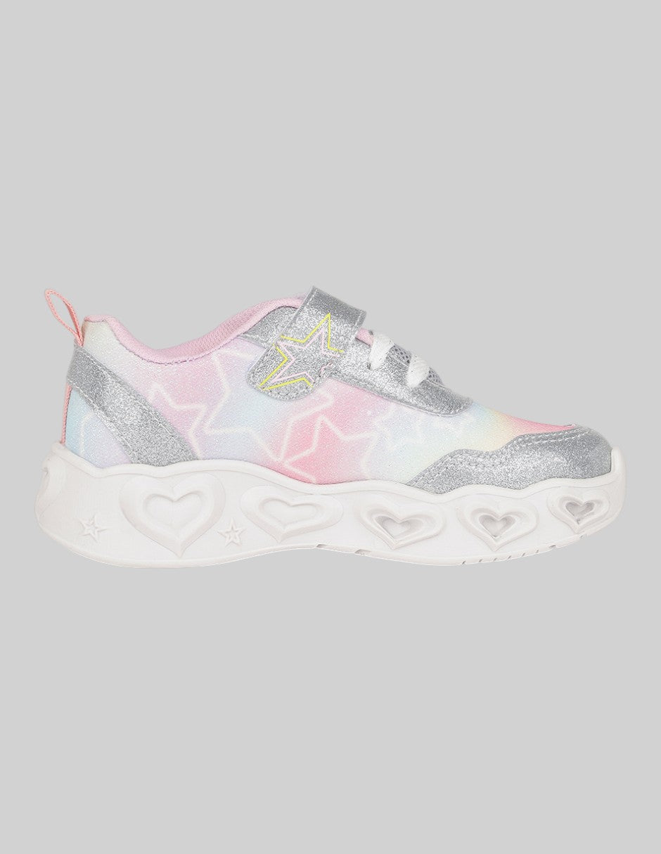 Tenis Kids en Textil – Plateados