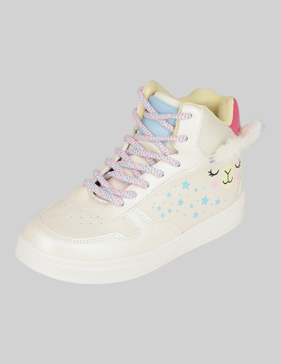 Tenis Kids en Textil – Beiges
