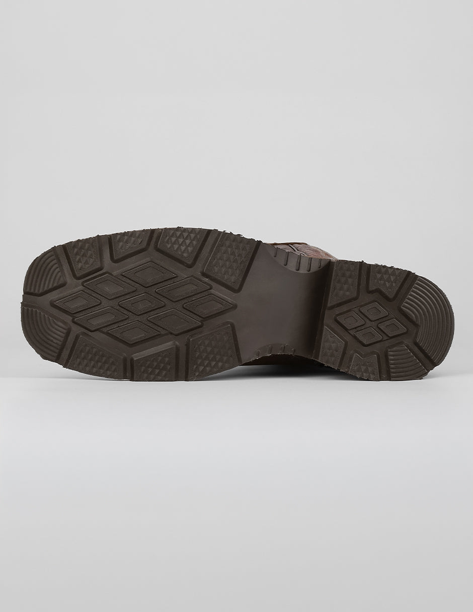 Botas western West en Piel – Café