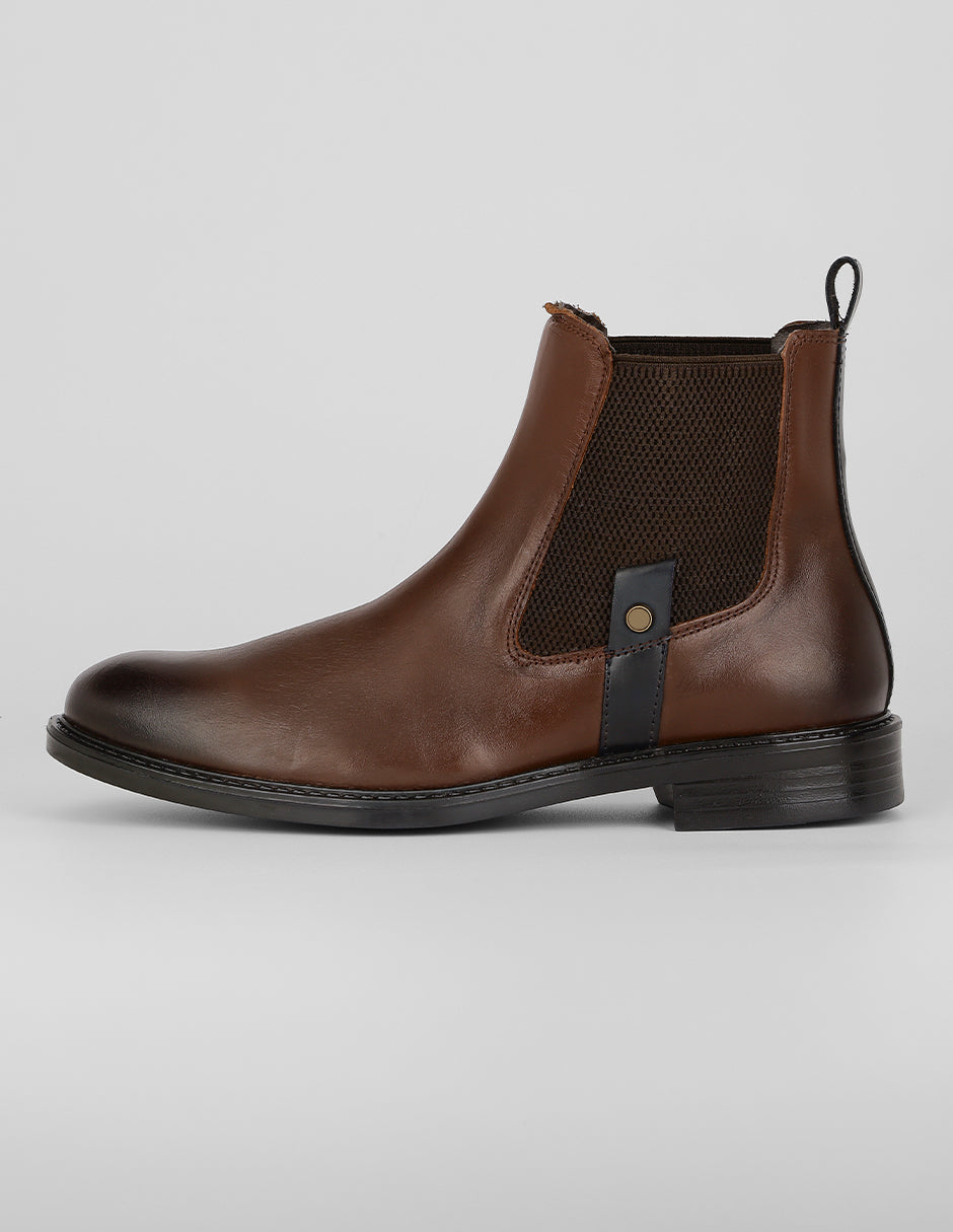 Botas casuales Exterior Piel Color Café Para Hombre De RBCOLLECTION