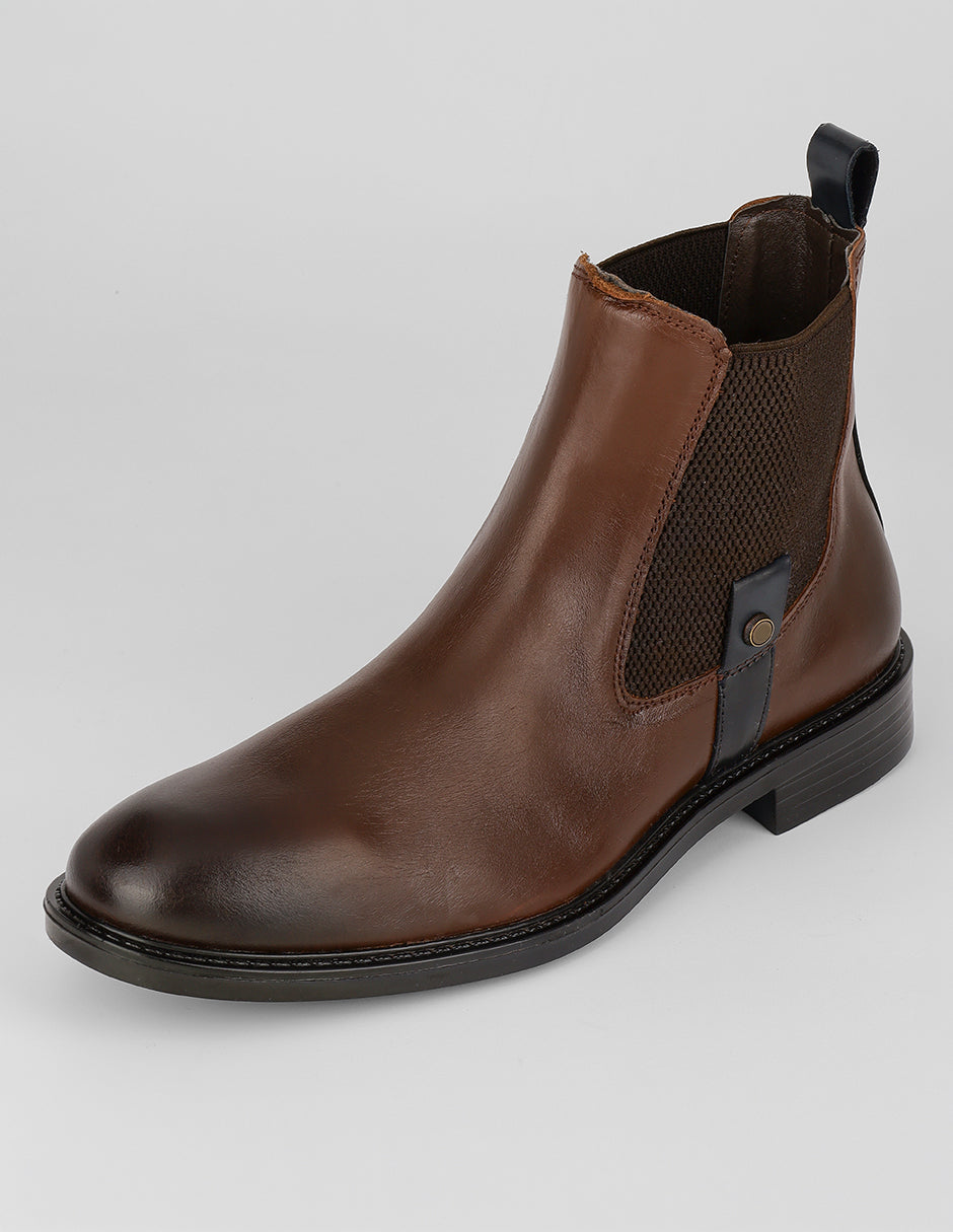Botas casuales Hand made en Piel – Café