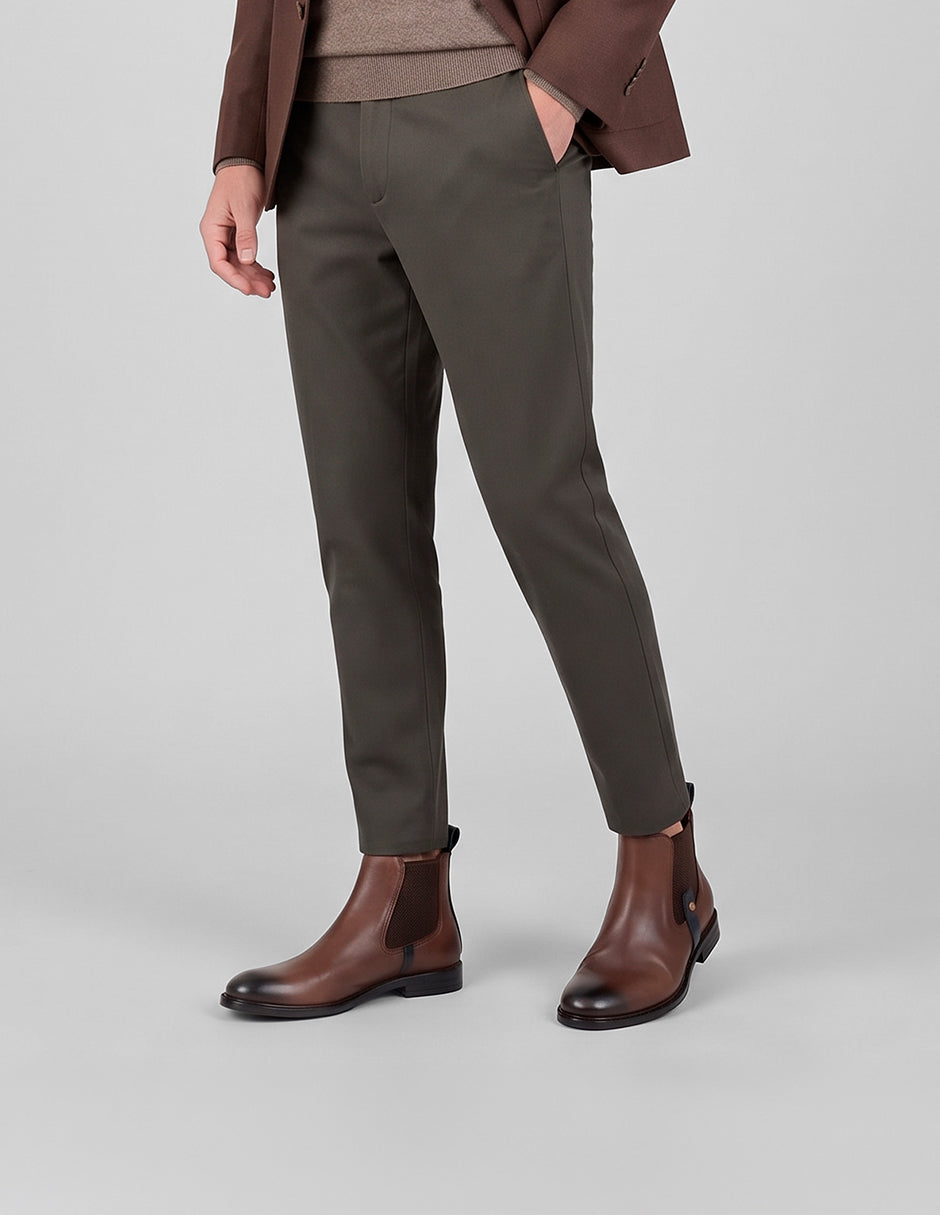 Botas casuales Hand made en Piel – Café