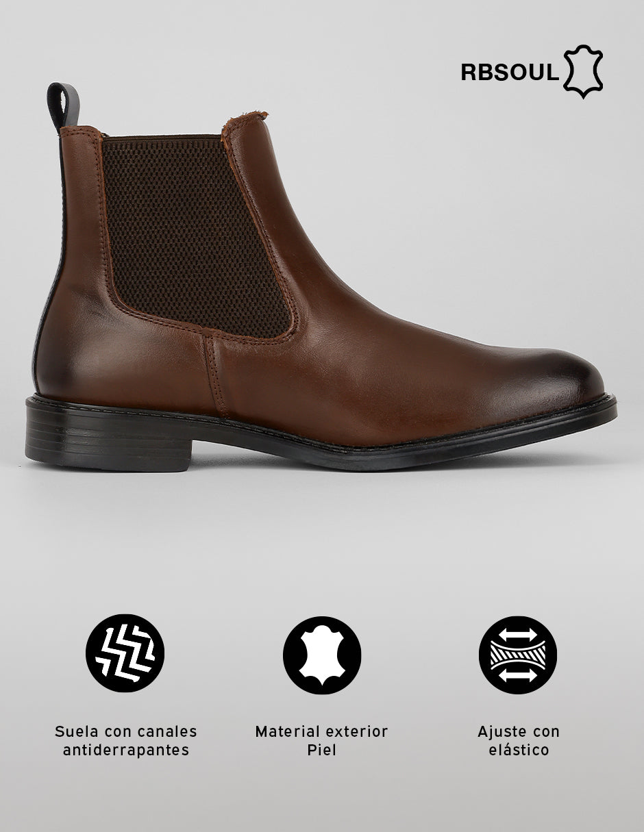 Botas casuales Hand made en Piel – Café