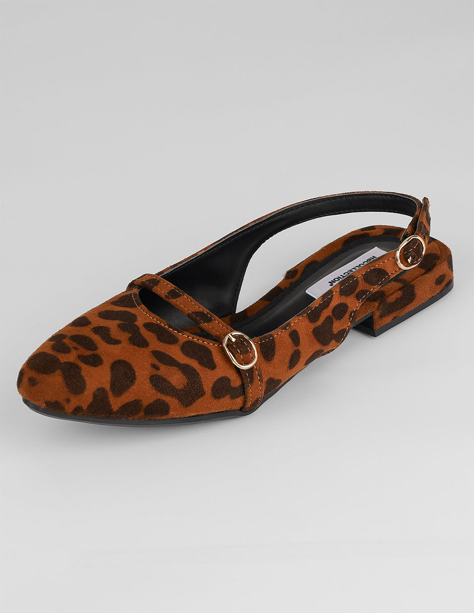 Flats clásicas Onne en Textil – Animal print