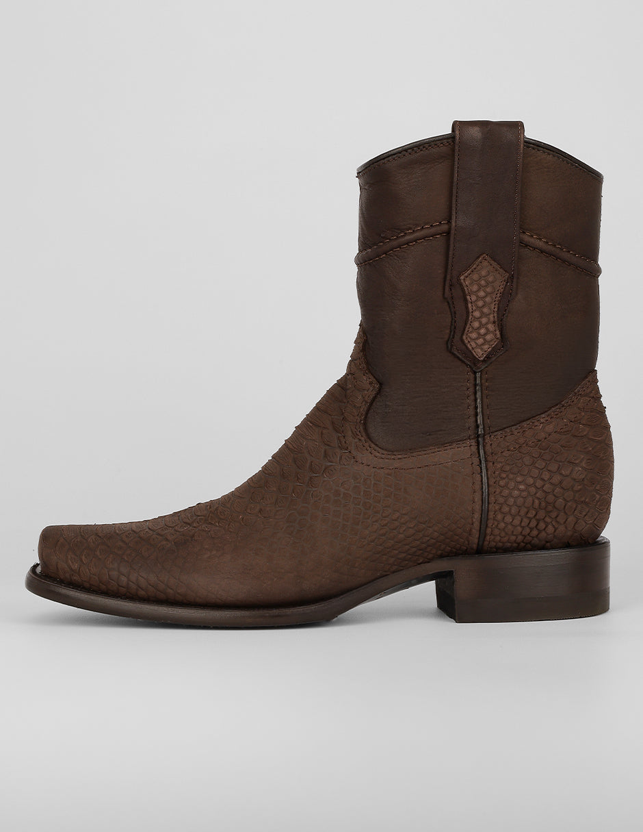 Botas western Exterior Piel Color Café Para Hombre De RBCOLLECTION