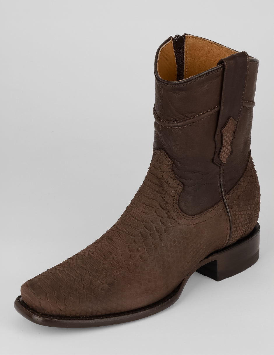 Botas western West en Piel – Café