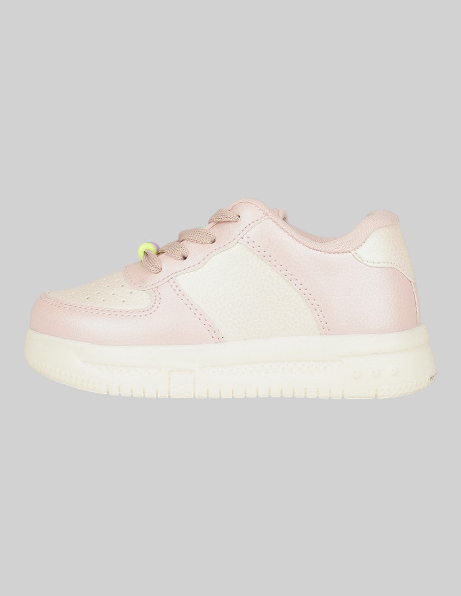 Tenis Exterior Sintético Color Rosa Para Niña De RBCOLLECTION