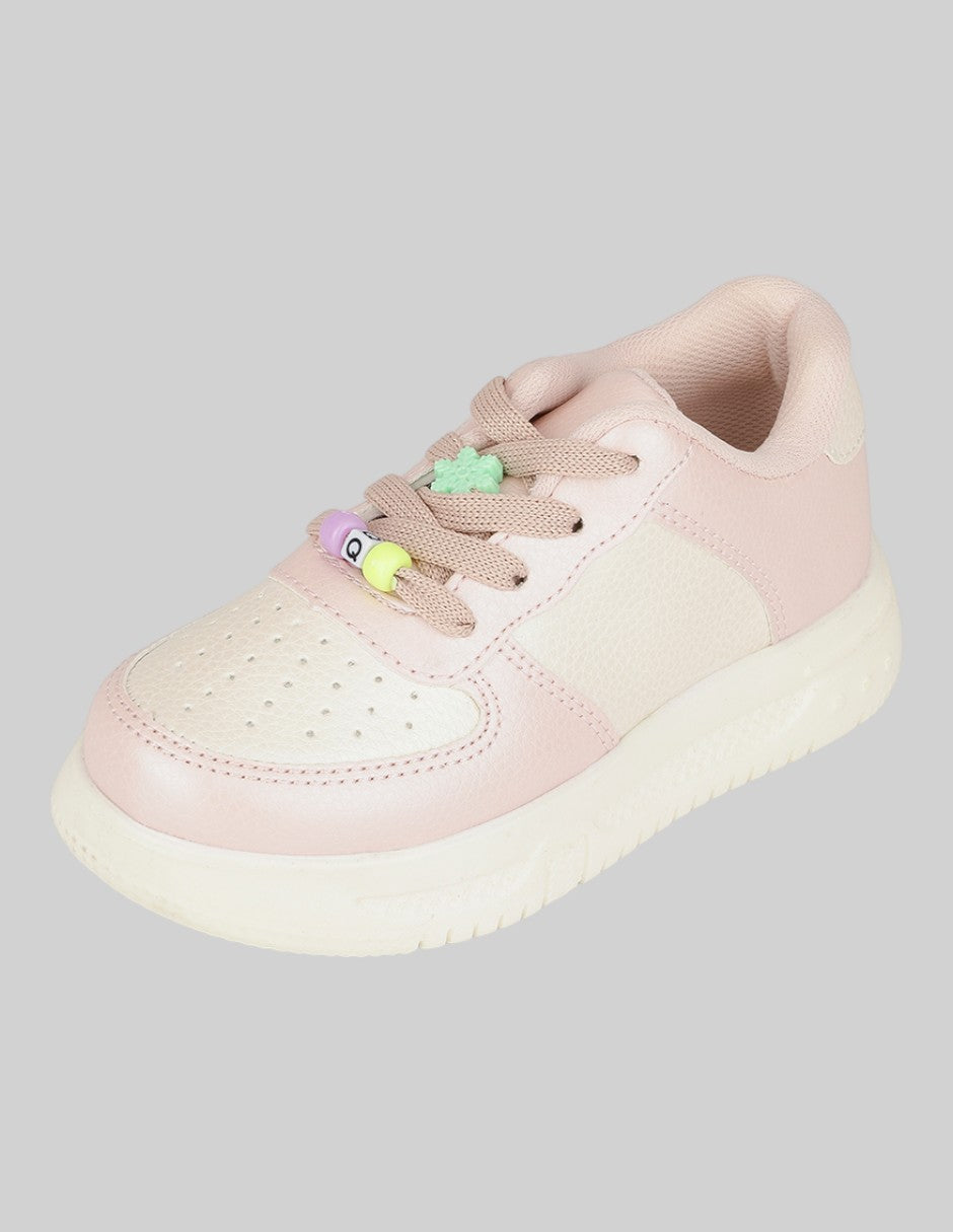 Tenis Kids en Textil – Rosas