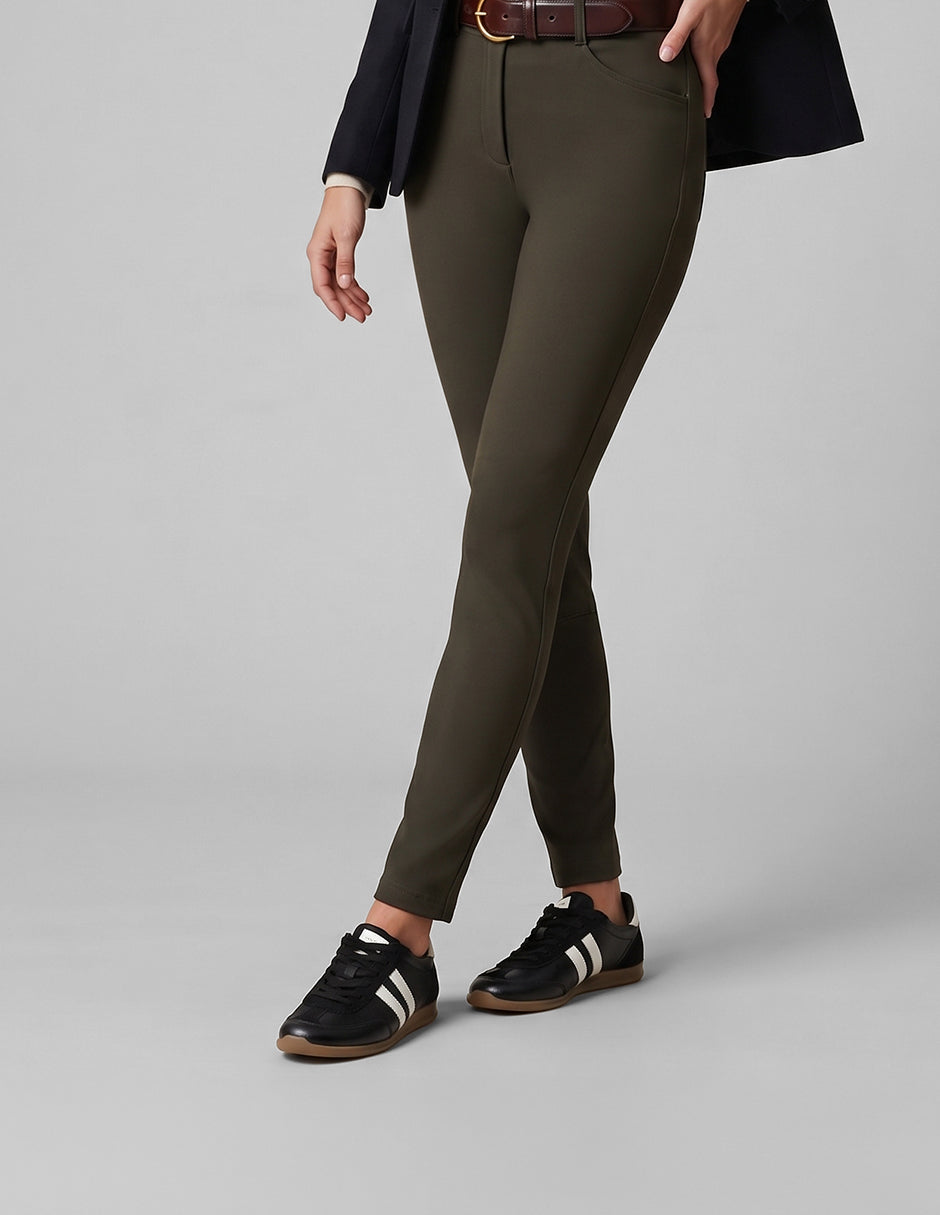 Tenis con cordones  Sam en Piel vegana – Negro