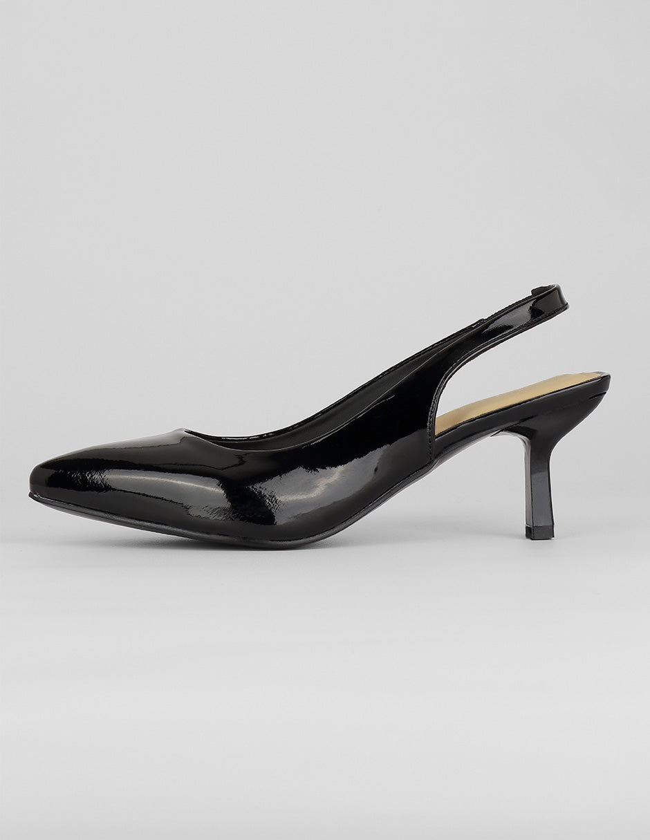 Zapatillas Exterior Charol Color Negro Para Mujer De RBCOLLECTION