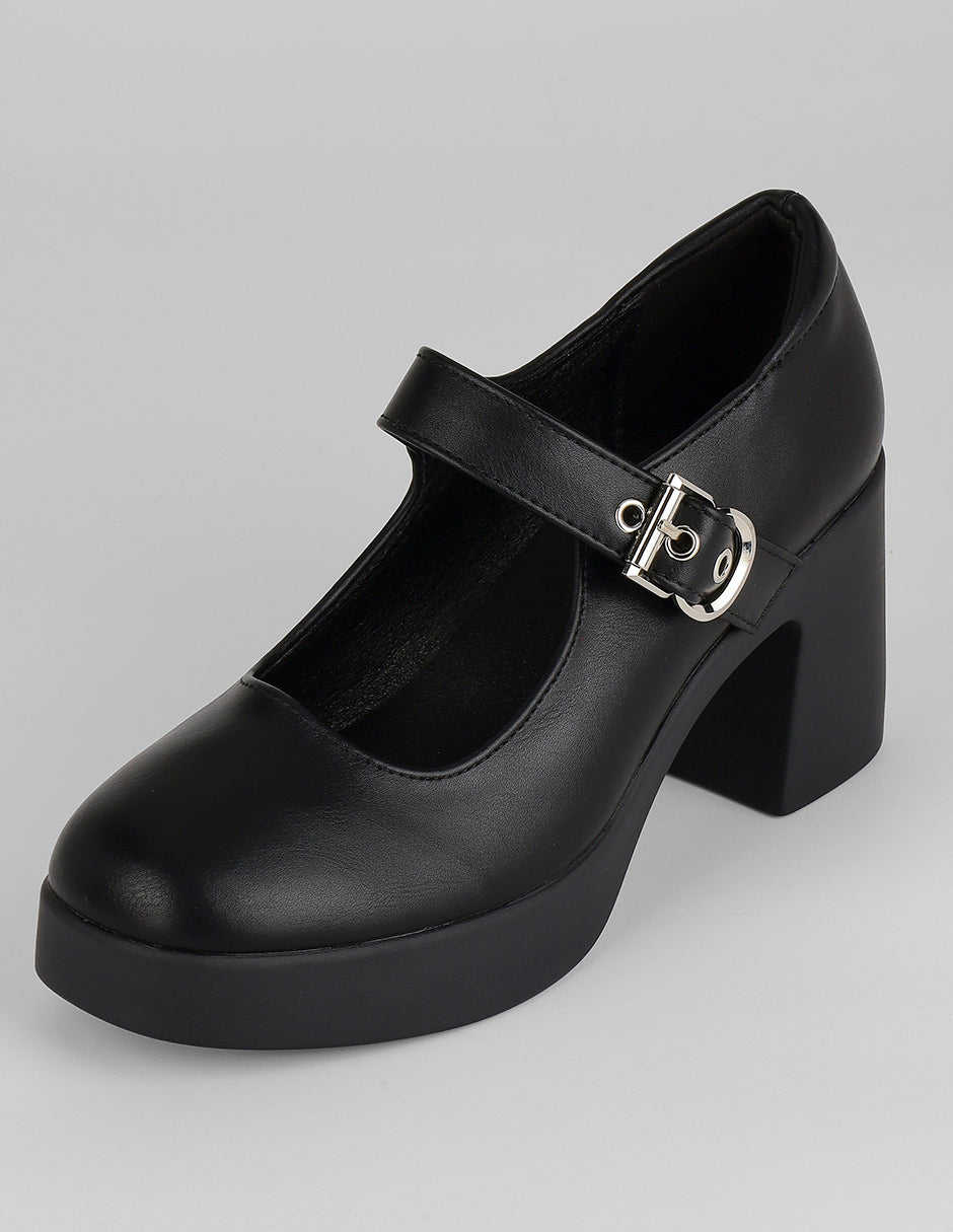 Zapatillas Classy en Piel vegana – Negro