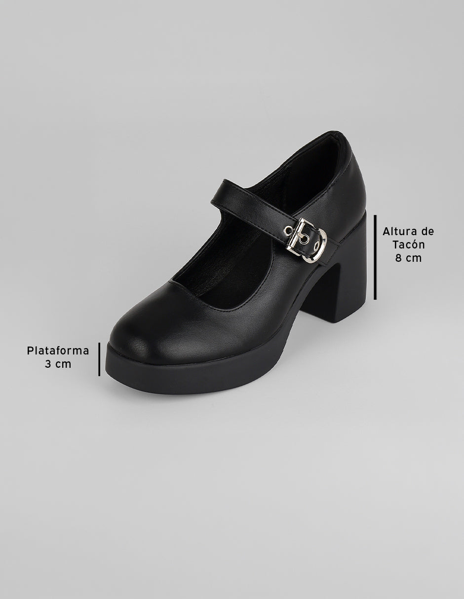 Zapatillas Classy en Piel vegana – Negro