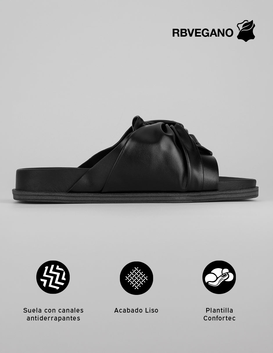 Sandalias de piso Soft en Sintético – Negro
