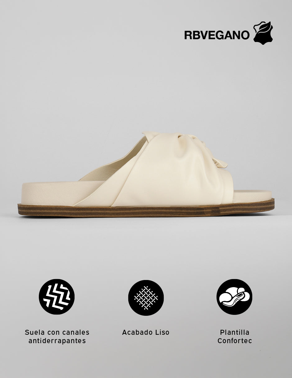 Sandalias de piso Soft en Sintético – Blanco