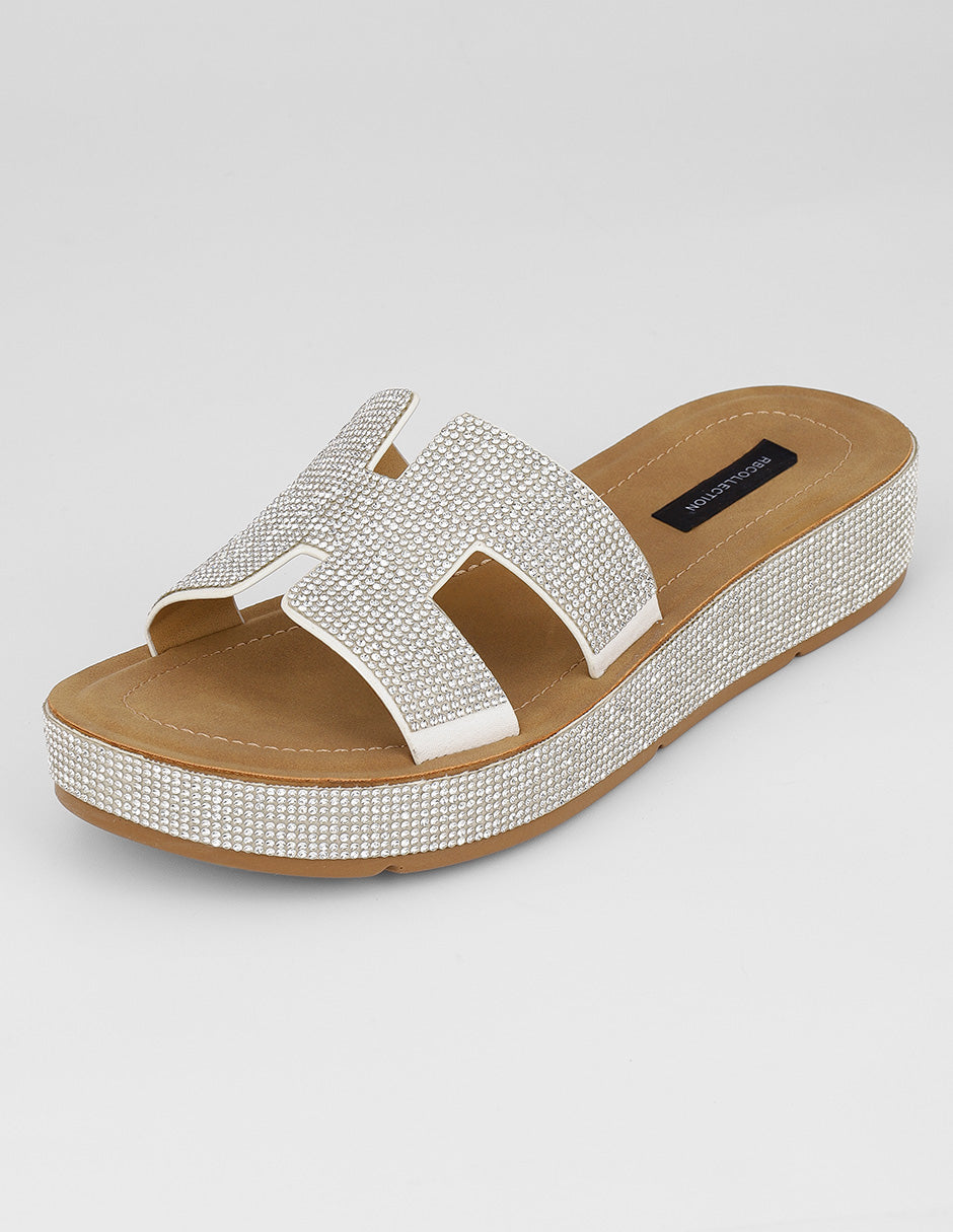 Sandalias con plataforma Hera en Sintético – Blanco