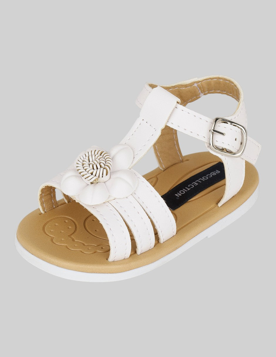 Sandalias Kids en Piel vegana – Blancos