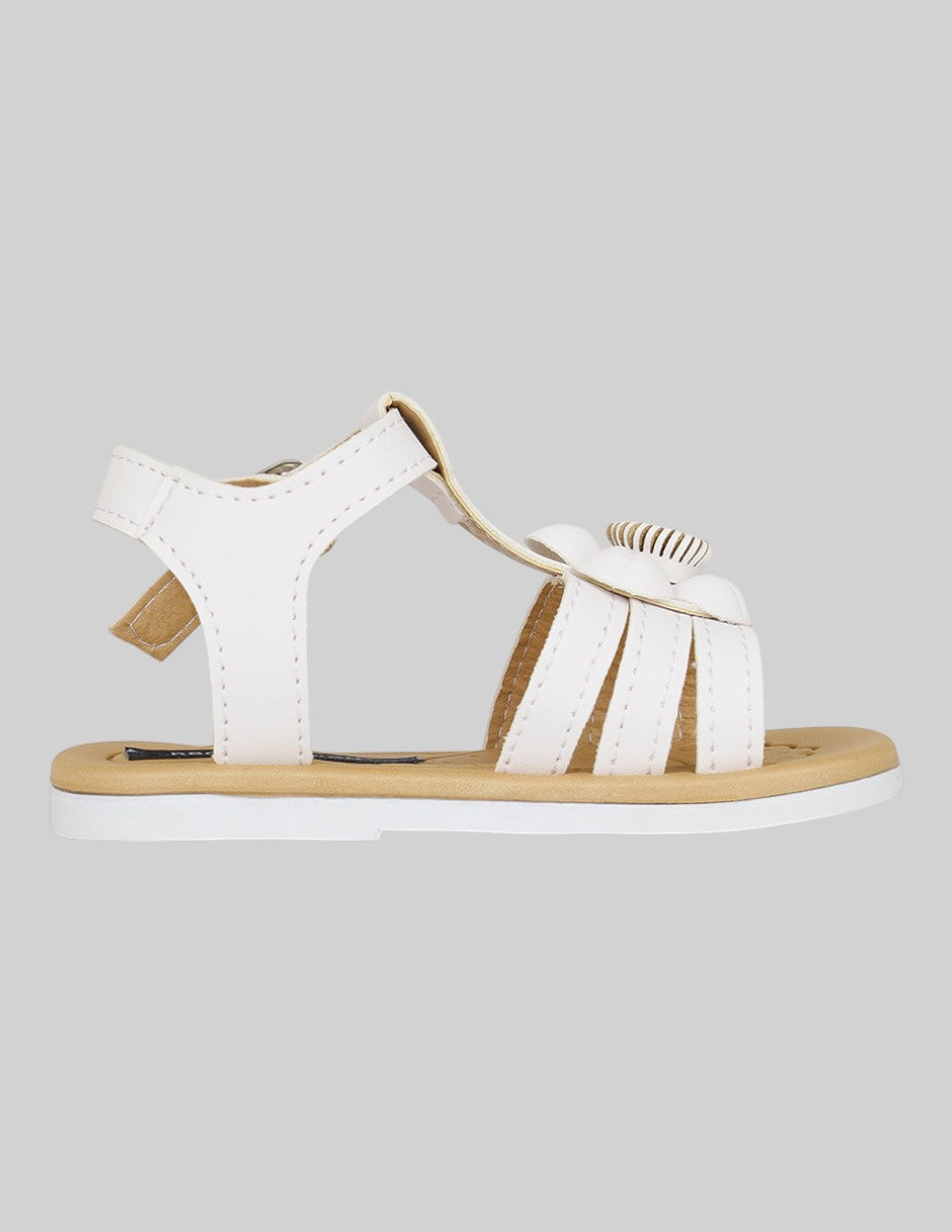 Sandalias Kids en Piel vegana – Blancos