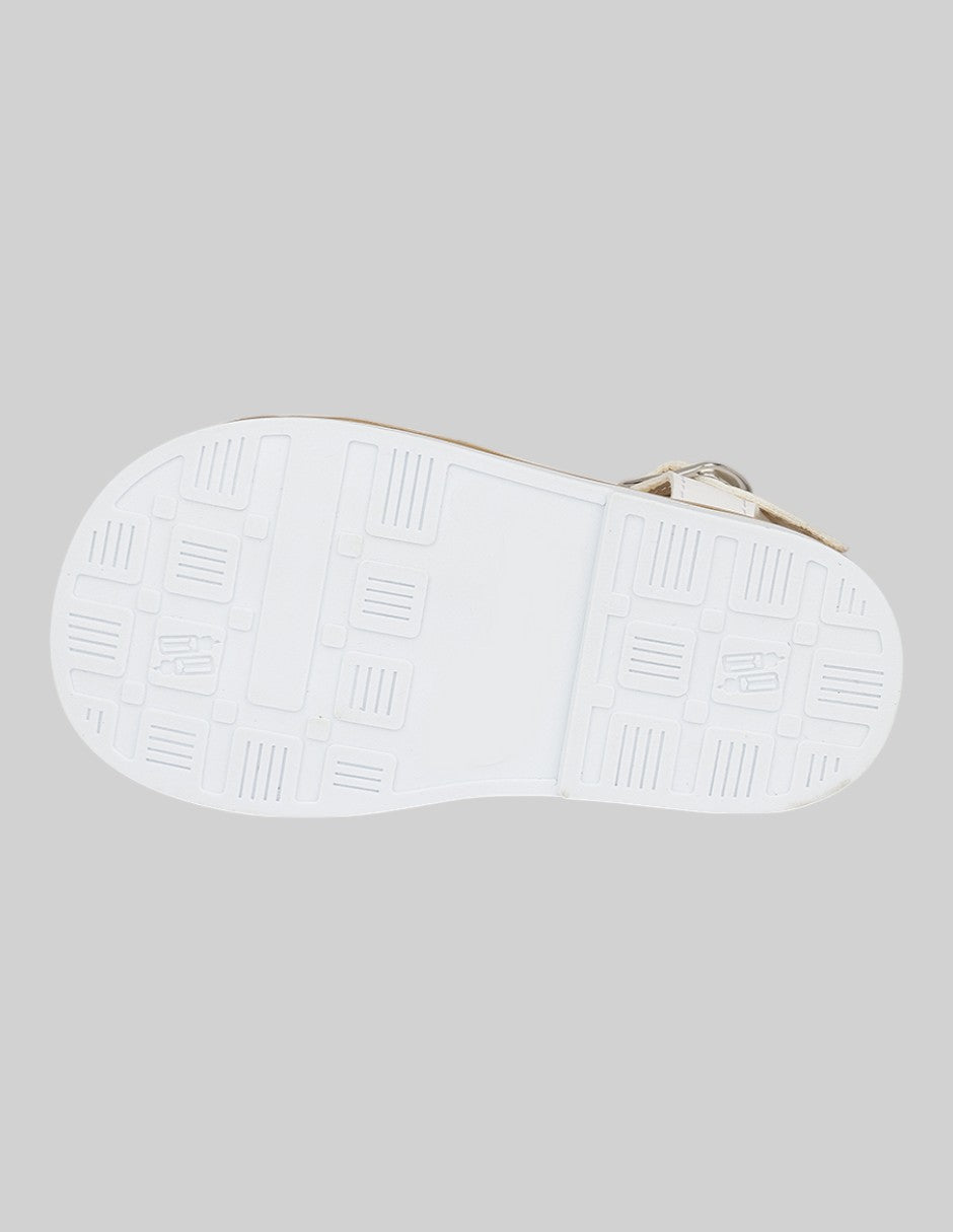 Sandalias Kids en Piel vegana – Blancos