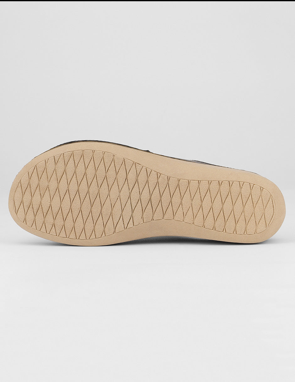 Sandalias con plataforma Naia en Piel vegana – Negro